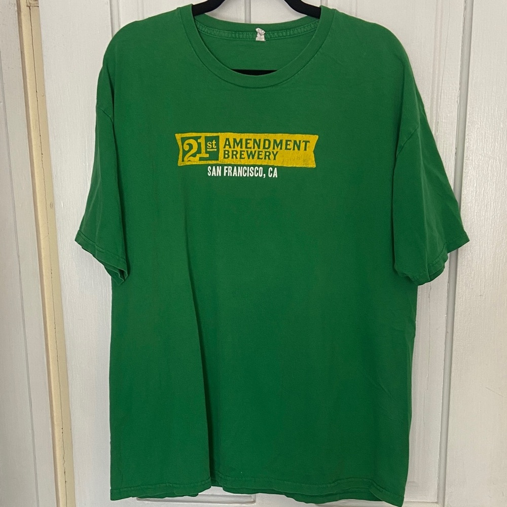 Green 21st Amendment BreweryT-Shirt